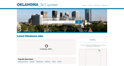 Desktop Screenshot of oklahomajobdepartment.com